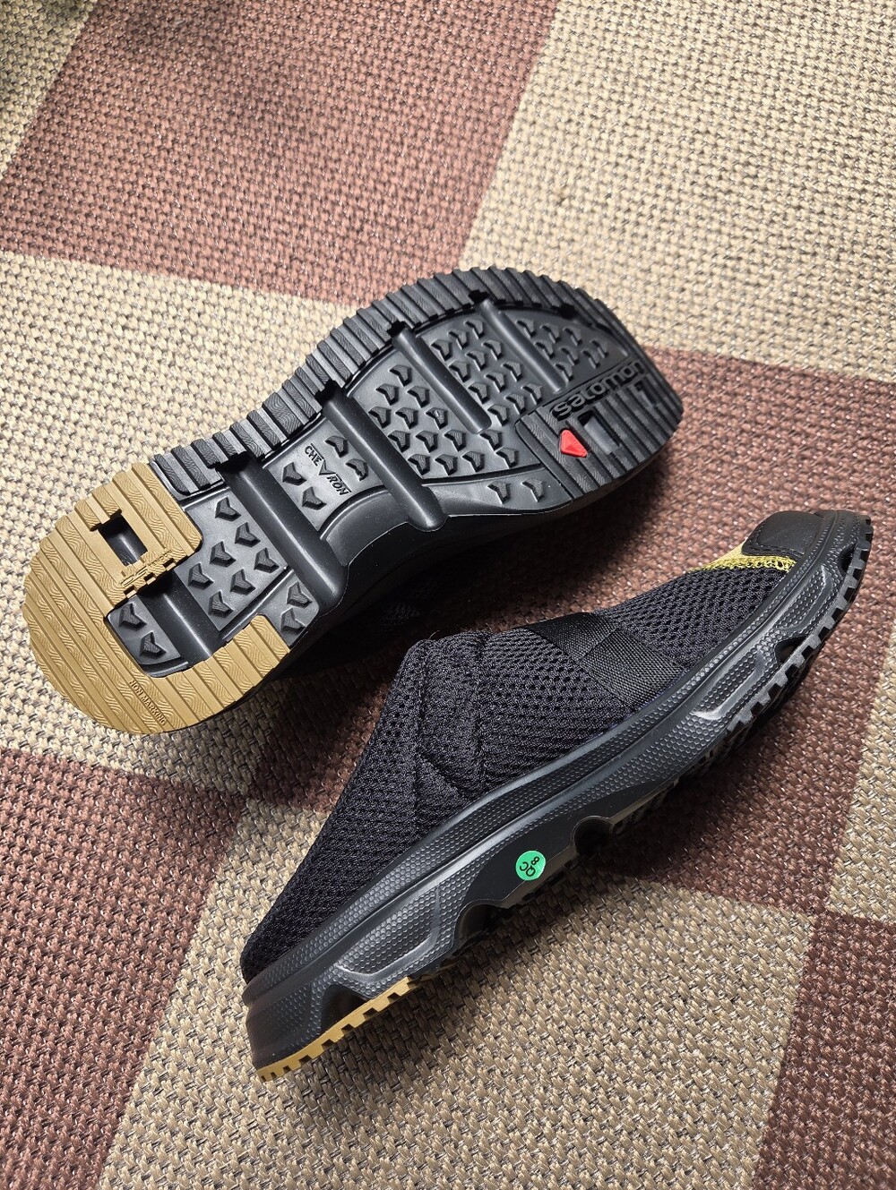 Salomon RX SLIDE 3.0 NOMAD IN Black/Willow/Ftw Silver.  Womens 7, Fits Like An 8 - Picture 7 of 10